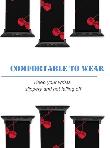 Vista 102 de Correa de reloj de silicona suave compatible con Iwatch Correa deportiva para hombres/unisex/jóvenes compatible con Iwatch Series