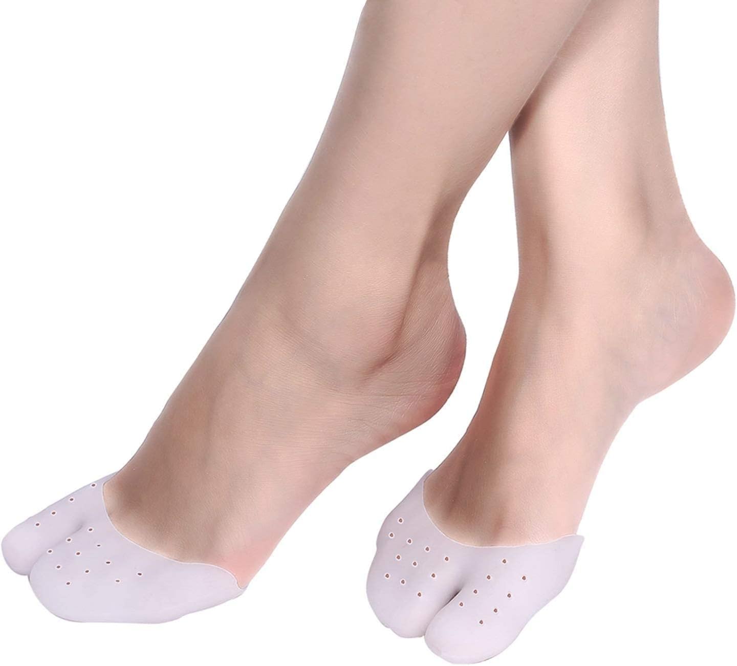 Gel Toe Protectors with Metatarsal Pads, 1 Pair Ball of Foot Cushion for Corns Remover Callus Cushion and Blister Pads Toe Caps Toe Sleeves Toe Guards and Toe Covers for Women