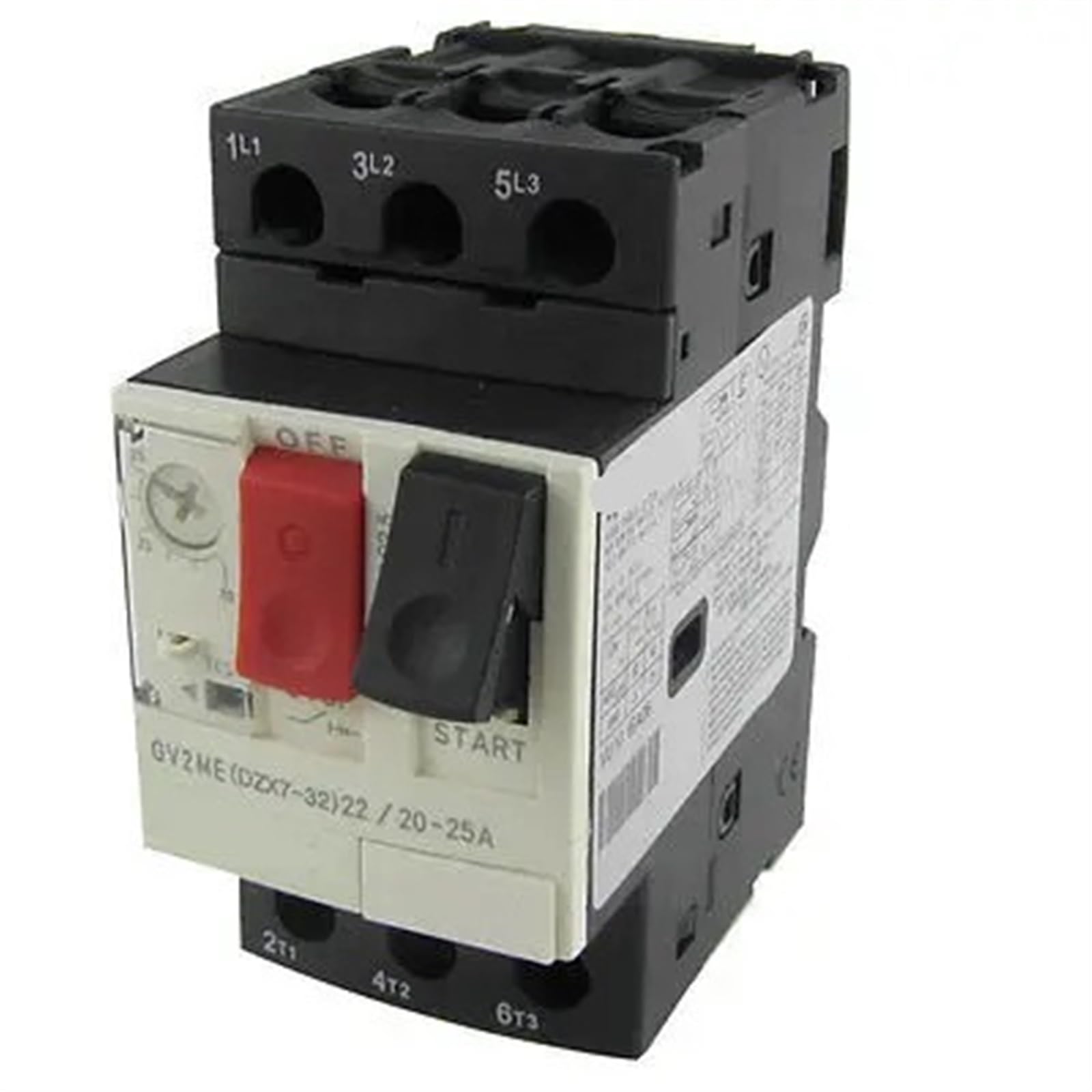 Gvbaepieo One Color 3P 3 Poles Motor Protective Circuit Breaker Uimp 6Kv 20-25A 690V 1Pcs