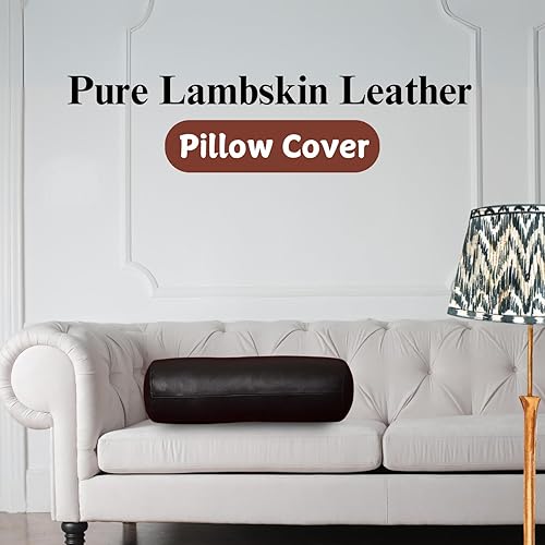 Miniatura 5 de Funda de almohada redonda para cilindro cervical, diseño ergonómico para cabeza, cuello, espalda y piernas, ideal para soporte de columna vertebral