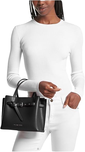 Amazon | Michael Kors Emilia スモールペブルドレザーサッチェル 
