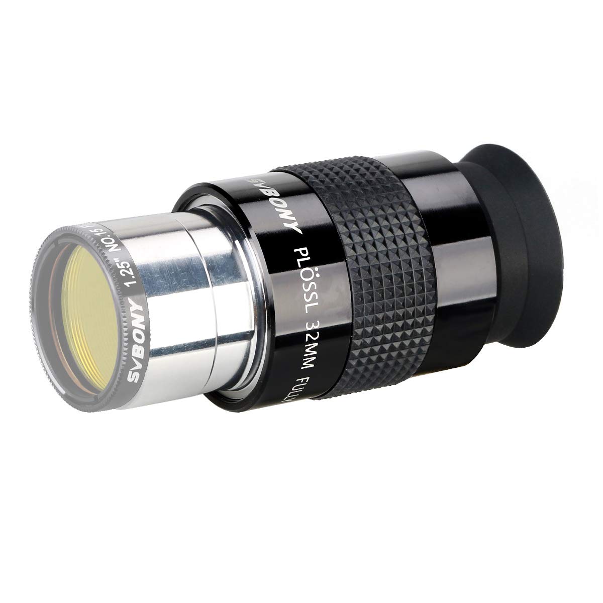 Svbony SV131 Oculaire Télescope 1,25 Pouces, 32mm Oculaire Plossl 46 Degrés Champ de Vision Lentille FMC Accessoires de Télescope pour l'Observation Planétaire