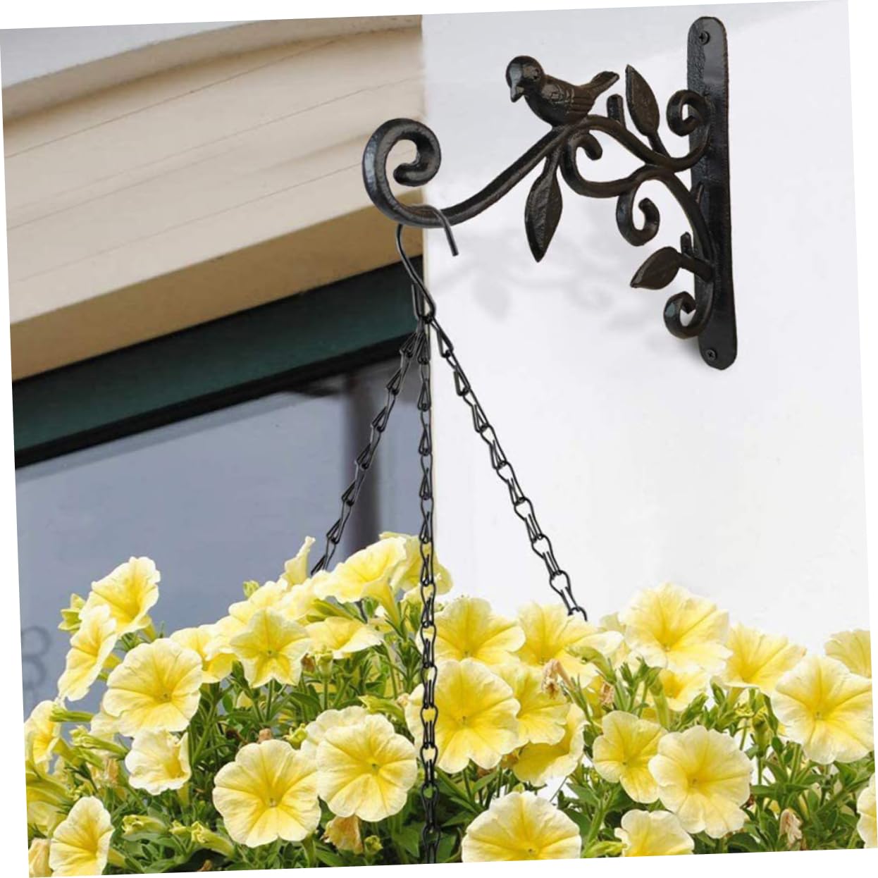 Toyvian Supporto Per Fioriera Sospeso Gancio Per Cestini Di Fiori Da Parete Supporto Per Piante Gancio Per Mangiatoia Per Uccelli Cesti Installazione Facile Per Balconi e Recinzioni Da Gia