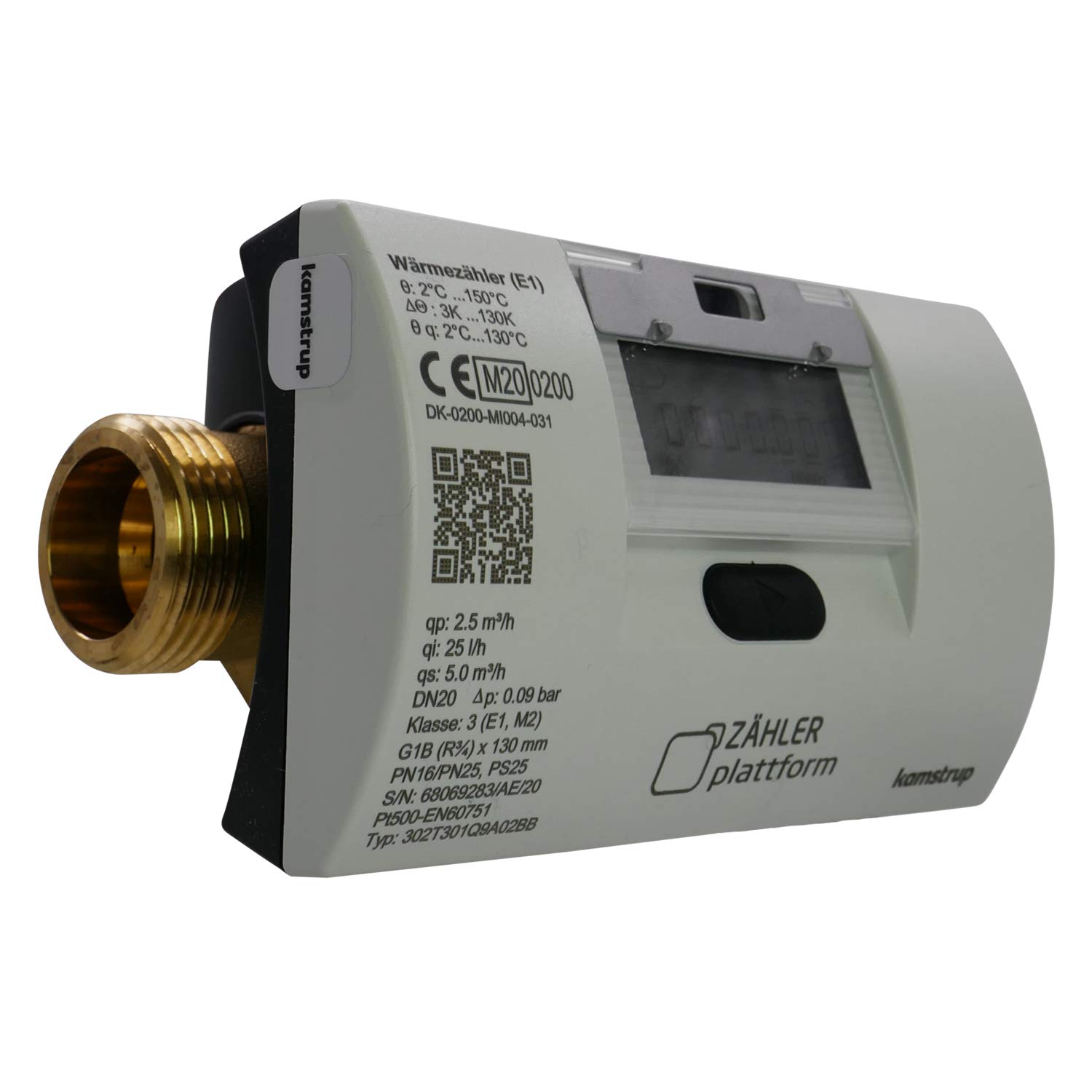 Ultraschall Wärmezähler MULTICAL® 303 Eichung 2026 Qn 2,5 m³/h, BL 130 mm, TF Ø 5,2