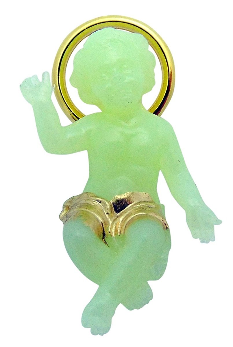 Luminous Glowing Baby Jesus 1 1/2 Inch Glow In the Dark Nativity Figurine