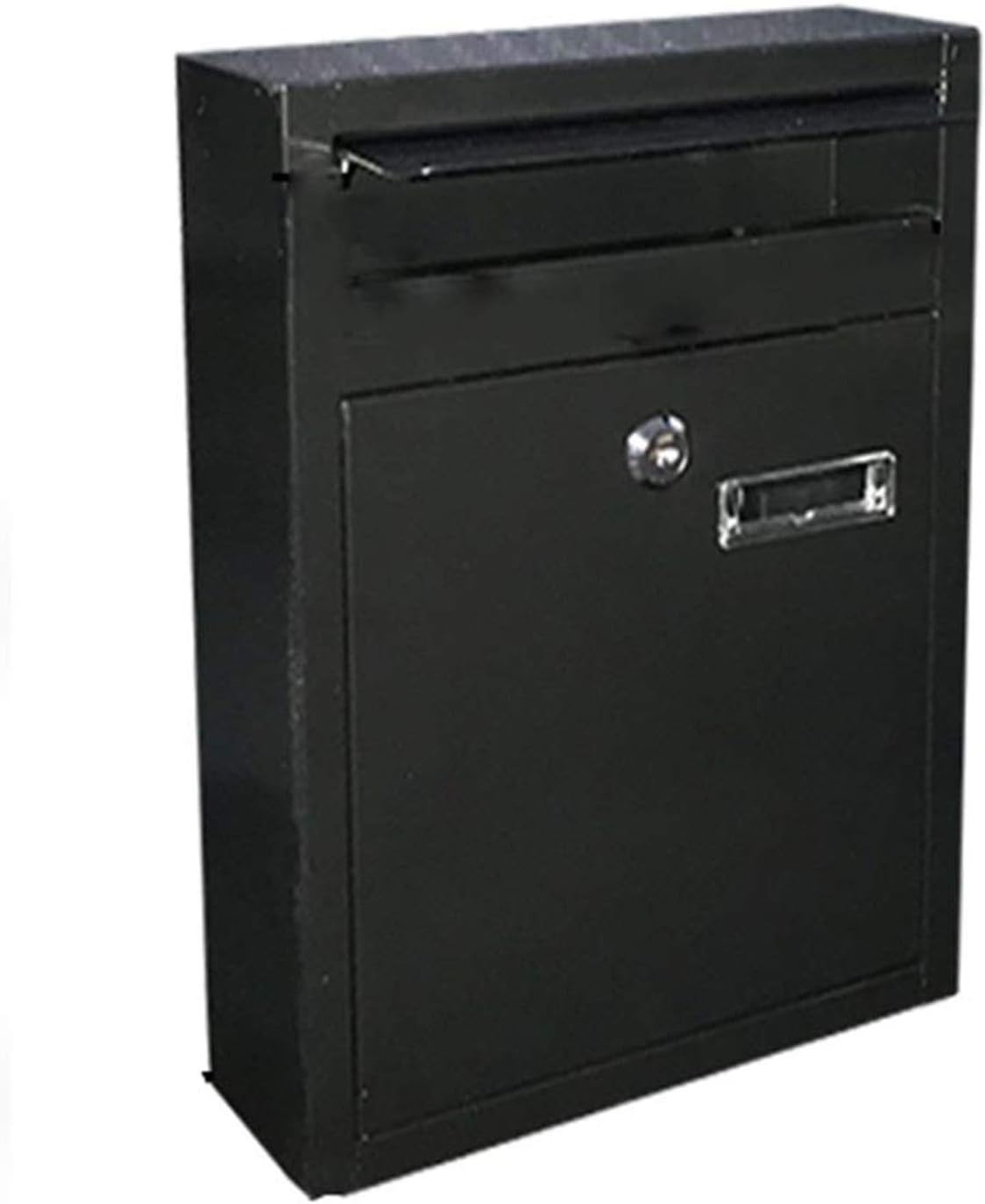 Wall Mount Mailbox Wall Mount Letterboxes Locking Mailboxes Wall Mounted Vertical Key Lock Drop Mail Box Medium Capacity Rust Proof Metal Post Box
