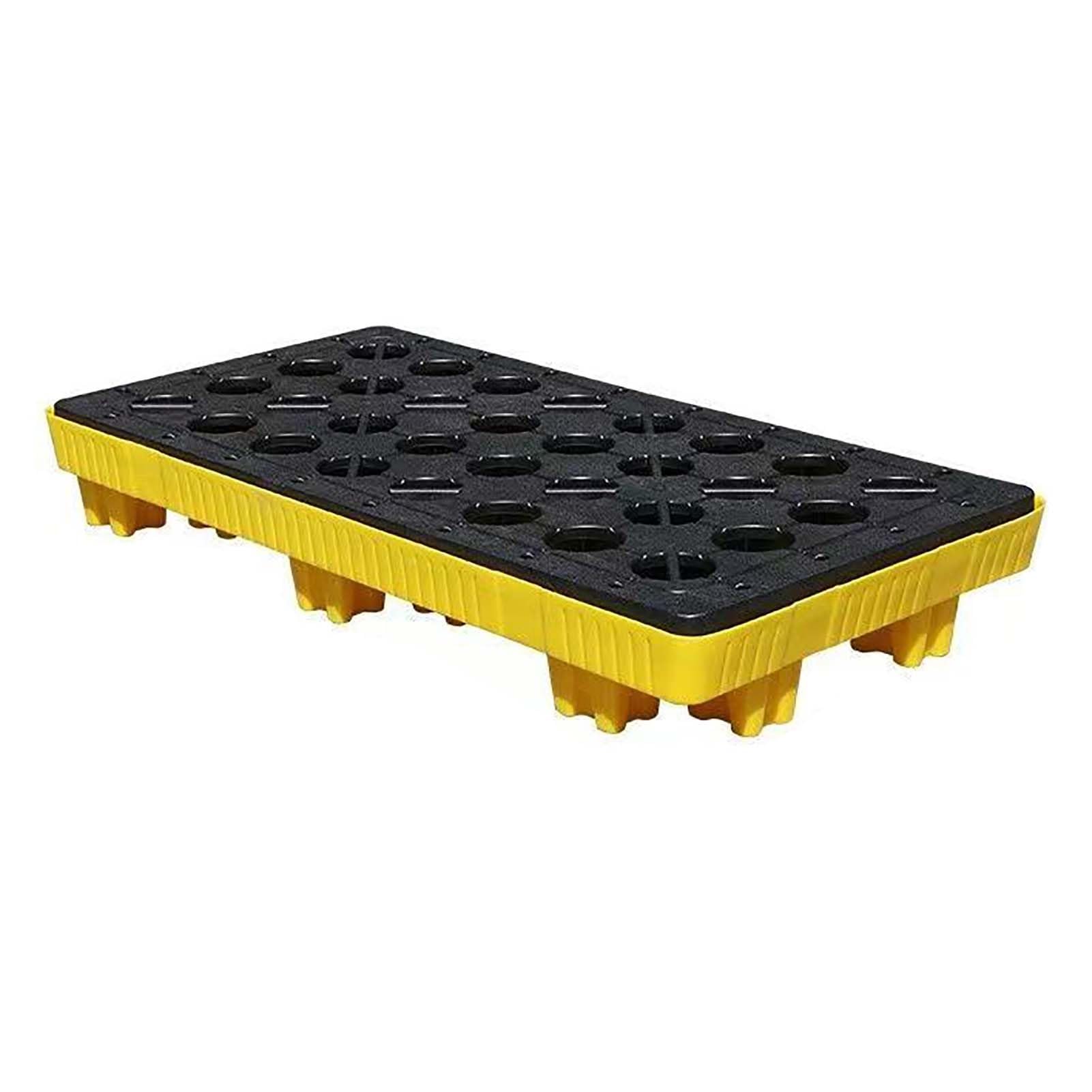JKJZSALJ Spill Containment Platform,Modular Spill Containment Platform With Drain, Stackable Spill Pallets For Paint Buckets, Large Capacity 72X72X16Cm, Durable Spill Tray For Saf,120x60x17cm