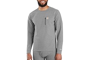Carhartt Men's Base Force Heavyweight Thermal Base Layer Long Sleeve Pocket Shirt