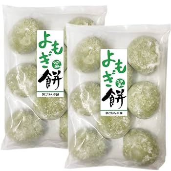 Amazon.co.jp: 草餅 よもぎ餅 16個入（8個入×2袋入） つぶあん入