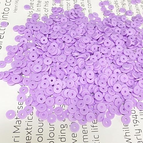Miniatura 10 de 3000 cuentas Heishi de arcilla polimérica, cuentas espaciadoras planas y redondas para hacer joyas, pulseras, collares, aretes, accesorios para