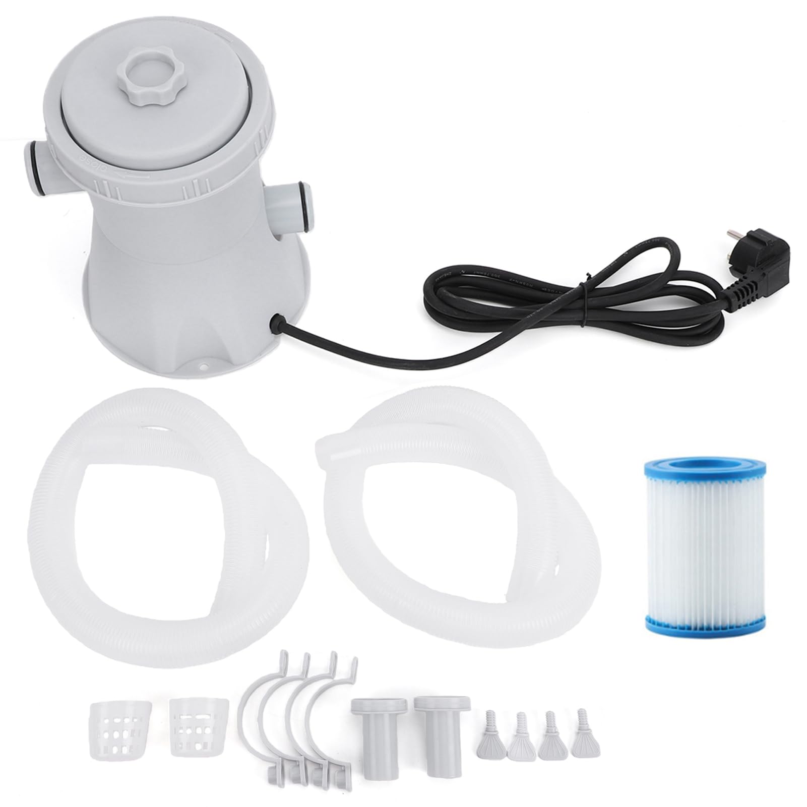 Annadue 300 GPH Nadziemny Filtr Pompy Basenowej, 15W (EU Plug 220-240V)