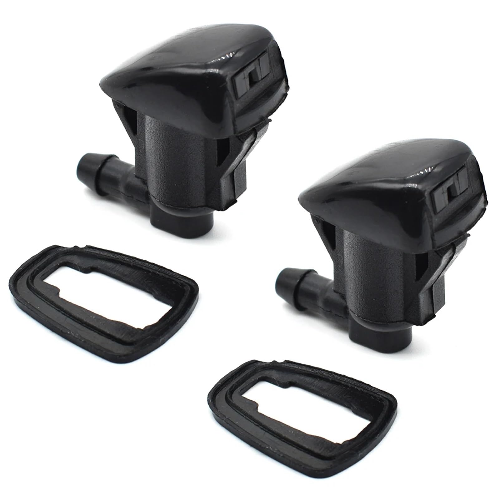 Zhlouytg 2Pcs Nozzles Fit For Jeep Grand For Dodge Durango Caravan Nitro 2X Front Windshield Wiper Washer Jet Nozzle Kit Front Windshield Spray Nozzles Washer Jet Kit