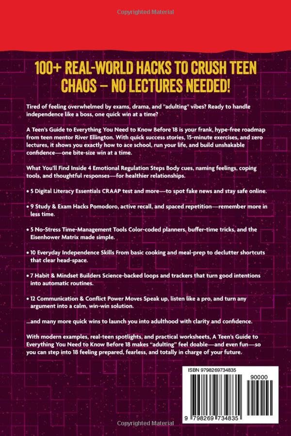 A Teen’s Guide to Everything You Need to Know Before 18: Master Life, School, and Work With Confidence in Just 15 Minutes a Day (Teen Life) - Image 2