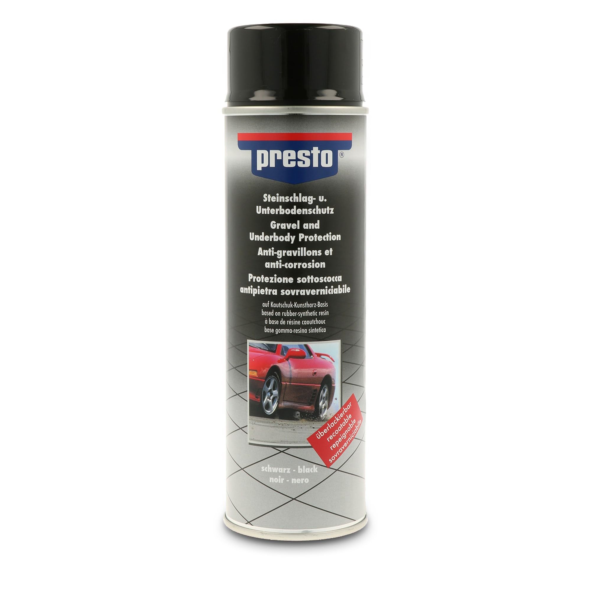 Presto Fondo Protezione Sottoscocca Nero 1000 ML Bitume Car Bra