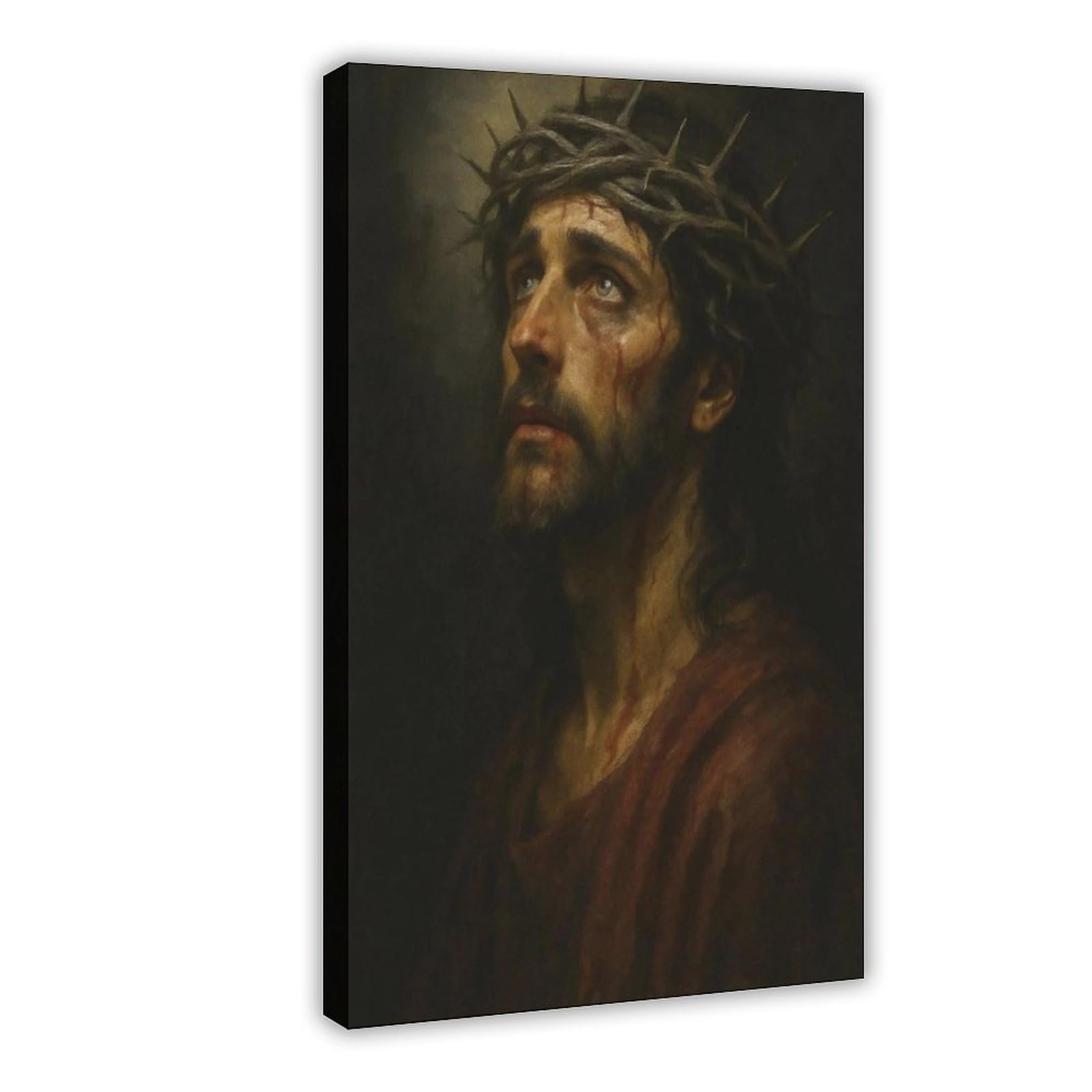 Wjwart Jesus Christ Canvas Canvas Poster Wall Art Print Picture Paintings 12X18inch(30X45cm)