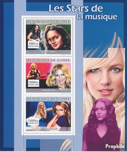 Prophila Collection Guinea 2007 Musik-Stars Kleinbogen