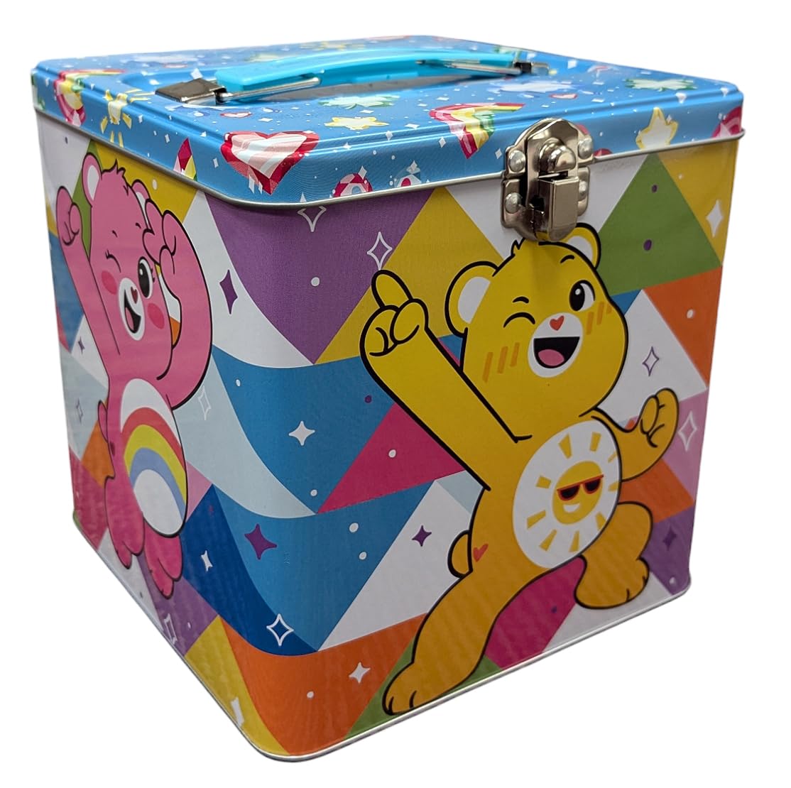 XL Storage Tin with Handle, Care Bears