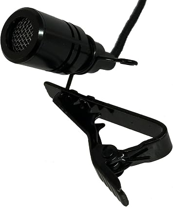 Tetra-Teknica Essentials Series Lavalier Lapel Clip-on Omni-Directional Microphone, Color Black