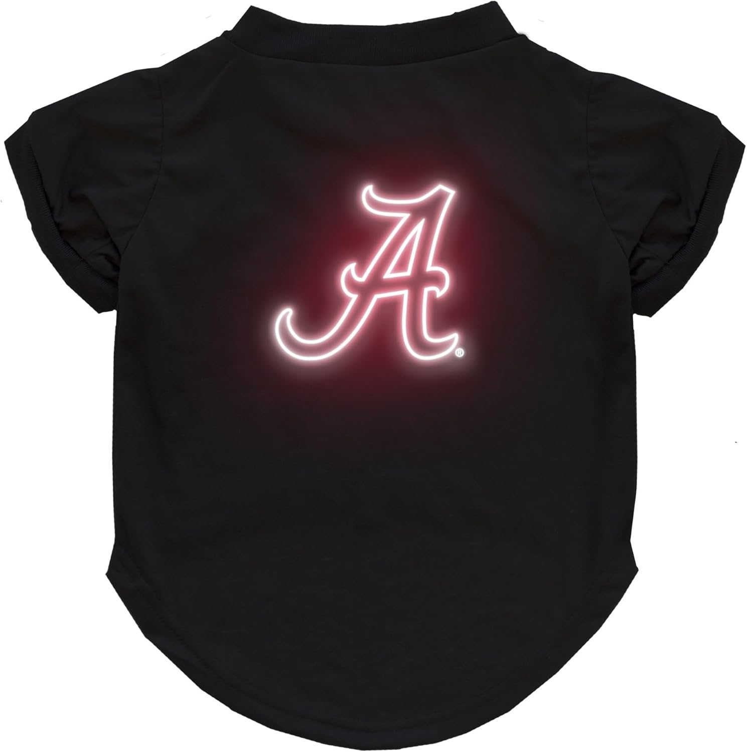 Littlearth NCAA Neon Pet T-Shirt Alabama Crimson Tide