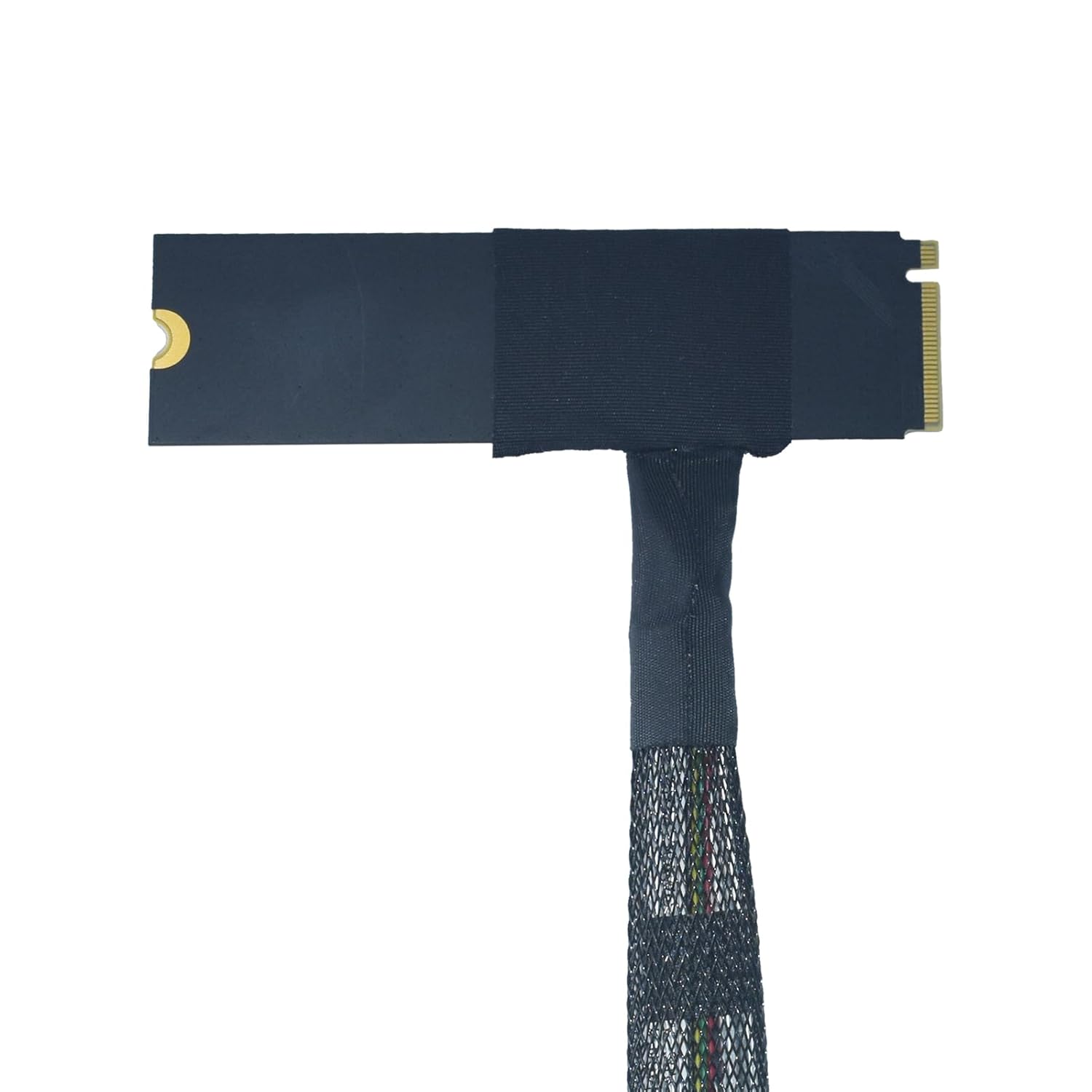 PCIe 5.0 M.2 to U.2 Adapter, M.2 to SFF-8639 U.2 NVMe SSD Cable with 15Pin Power, Bottom Side Exit, 1.6ft (50cm)