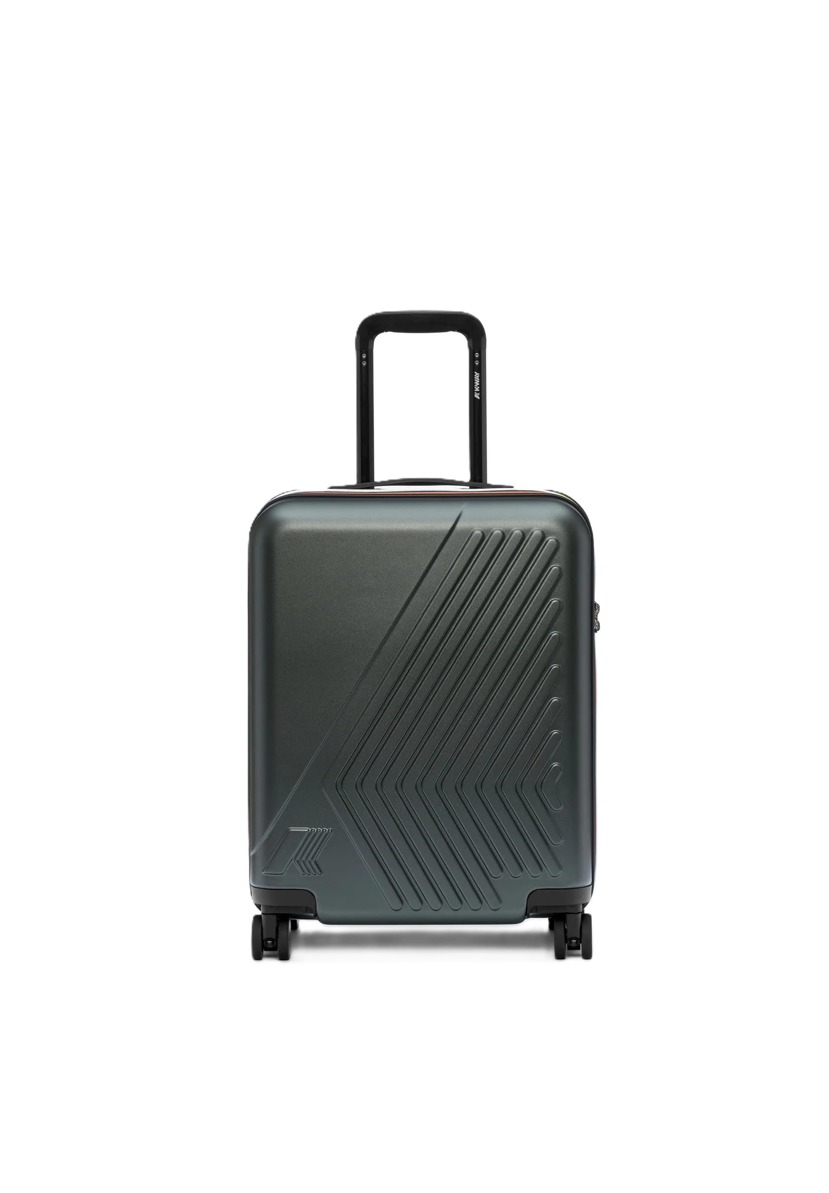 K-Way Wózek kabinowy Eudoxie, zielony, 100% poliwęglan, 55 x 38 x 22 cm, 39 l, 4 koła spinner, zapięcie TSA