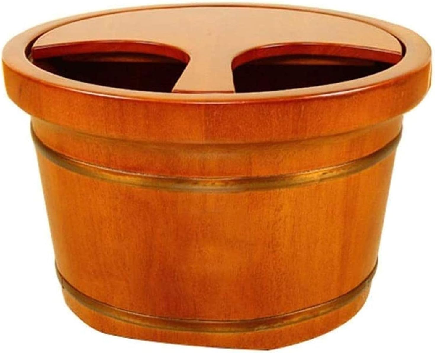 Pedicure Foot Soak Large Foot Soak Tub,Foot Asin for Foot Ath,Soak,Or Detox，Foot Soak Ucket Made of Solid Wood,Foot Spa for Adults, (Size : D)