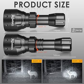 Amazon.com: UniqueFire 1503 850nm IR Illuminator Flashlight