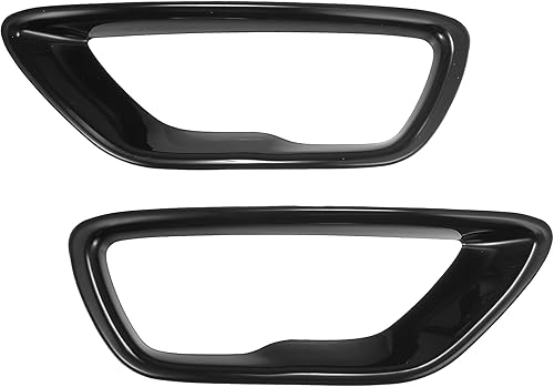 X AUTOHAUX 1 par de luces antiniebla delanteras para Jeep Grand Cherokee 2018-2021 reemplazo de marco de lámpara antiniebla, color negro