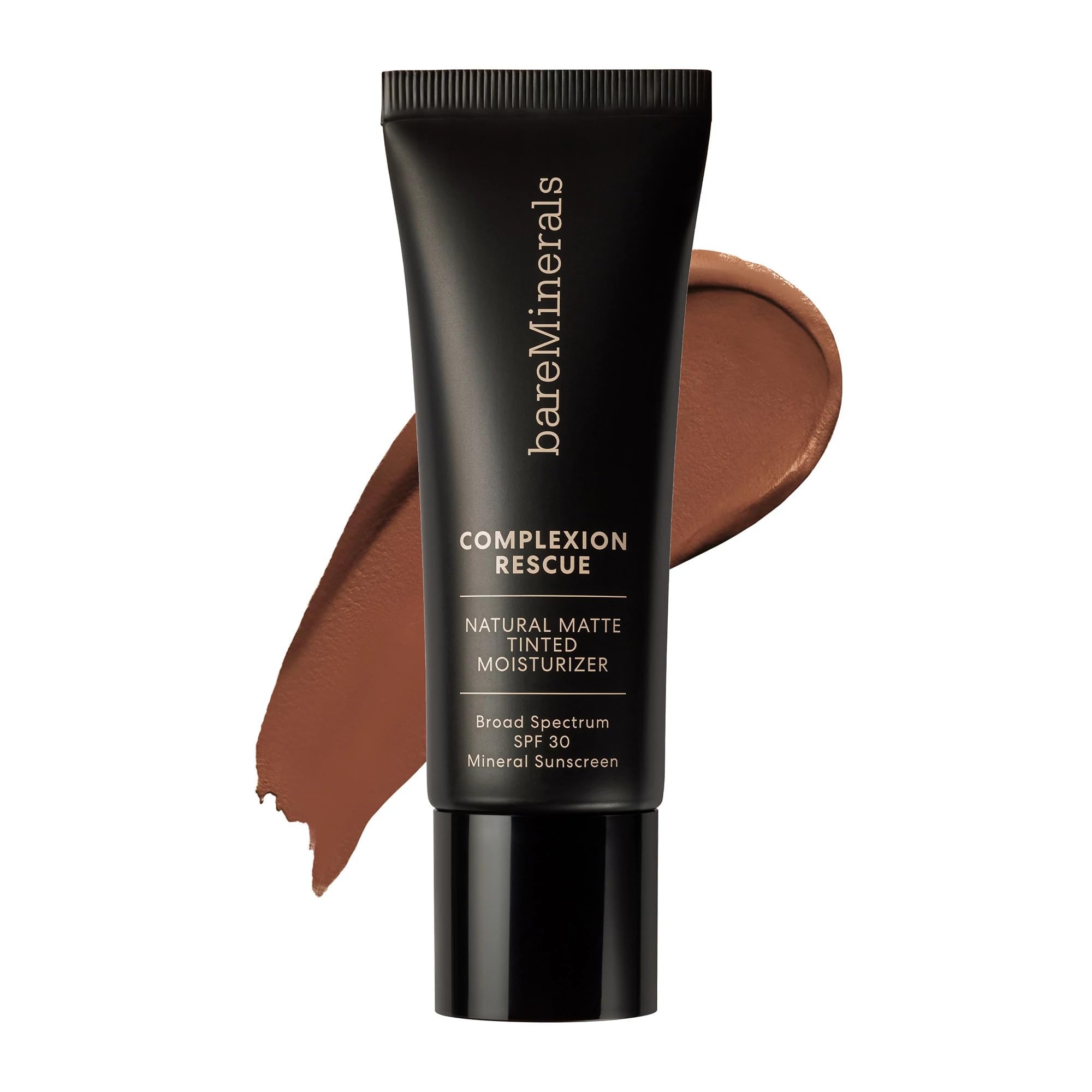 bareMinerals Complexion Rescue Natural Matte Tinted Moisturizer for Face with SPF 30, Tinted Mineral Sunscreen, Sheer to Light Coverage, Matte Skin Tint for Oily Skin, Vegan