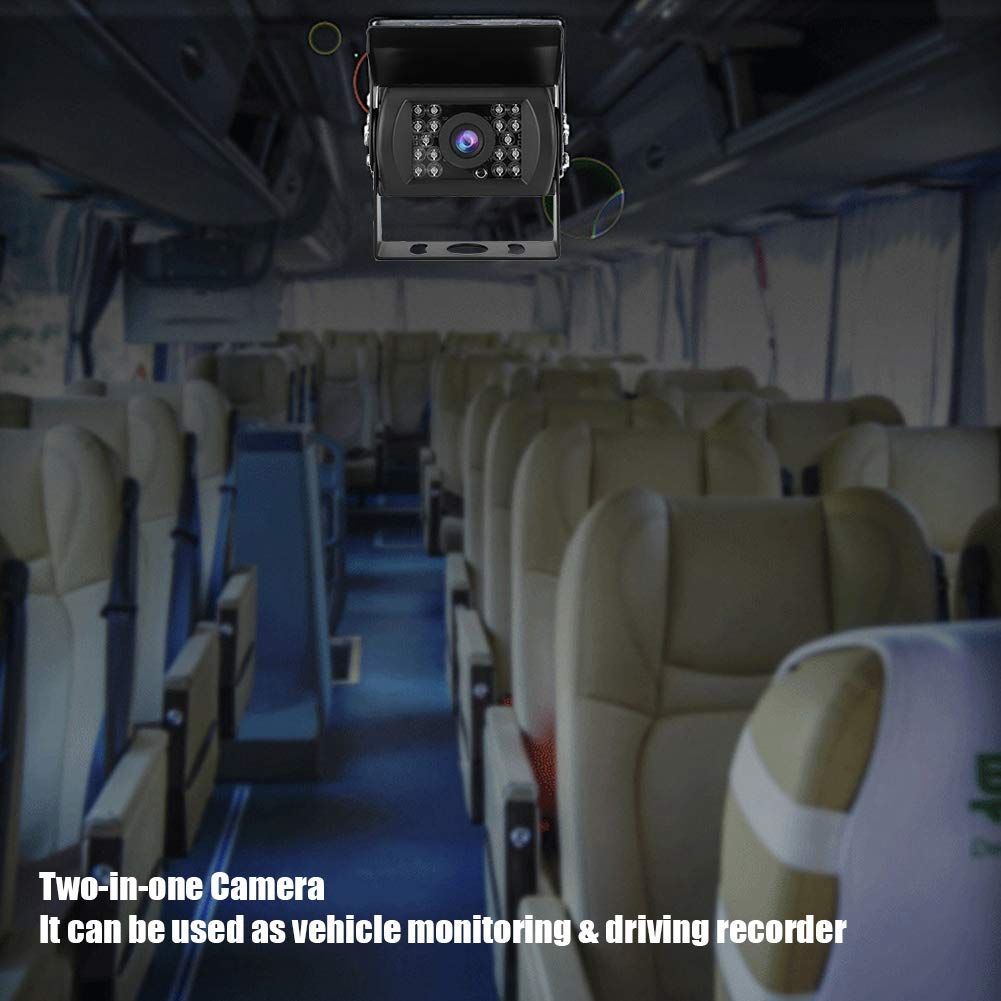 7-calowy monitor TFT LCD z kamerą AV Ekran HD Pilot na podczerwień Wyświetlacz samochodowy Dwukierunkowe wejście Uniwersalny system cofania dla ciężarówek SUV