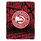 Northwest NBA Atlanta Hawks Unisex-Adult Micro Raschel Throw Blanket, 46