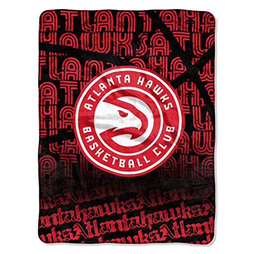 Northwest NBA Atlanta Hawks Unisex-Adult Micro Raschel Throw Blanket, 46
