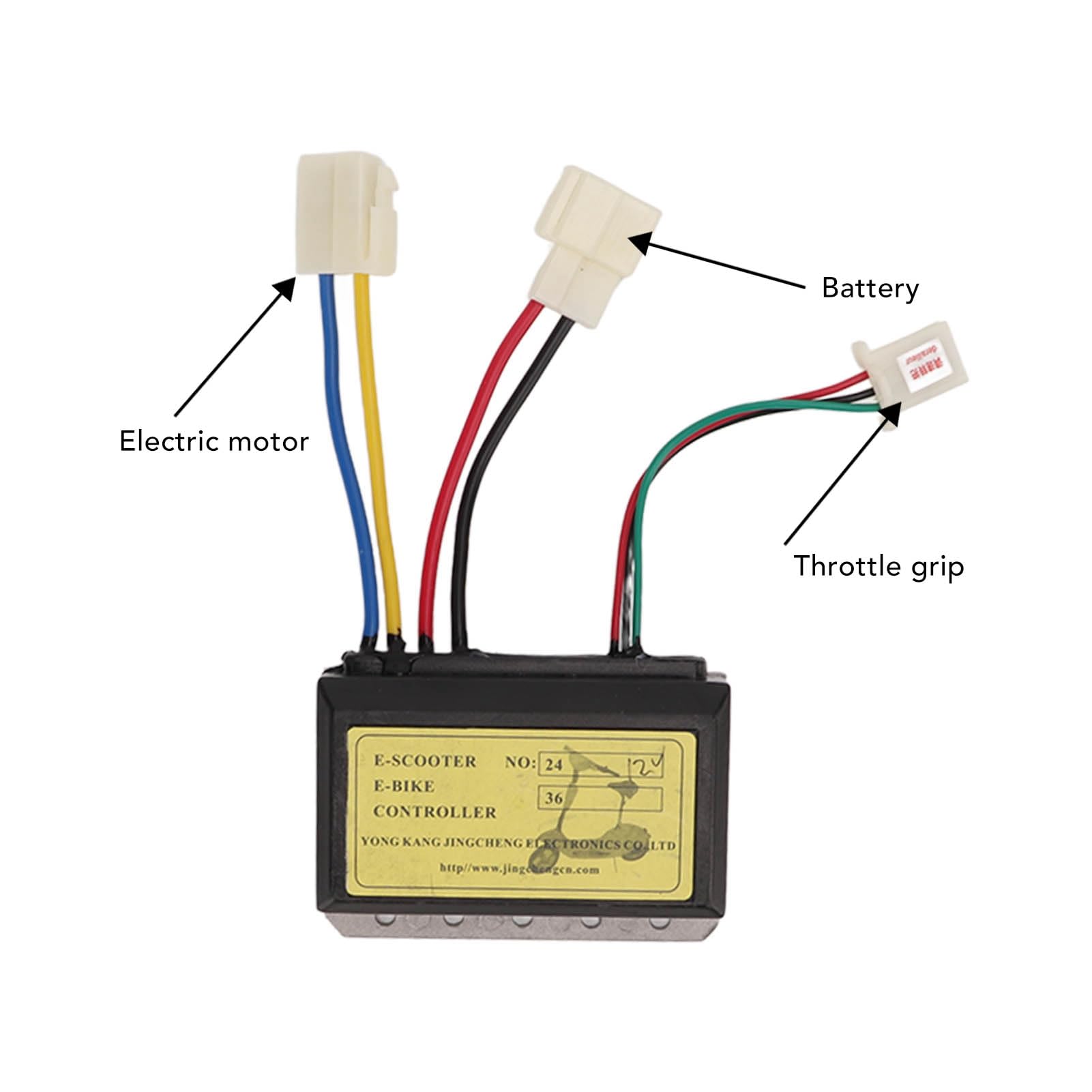 12V 250W Elektromotor, Hochgeschwindigkeitsmotor -Kit mit Controller, 2750 U/min E -Zyklus -Umrechnungskit für Elektromotor und Motorrad