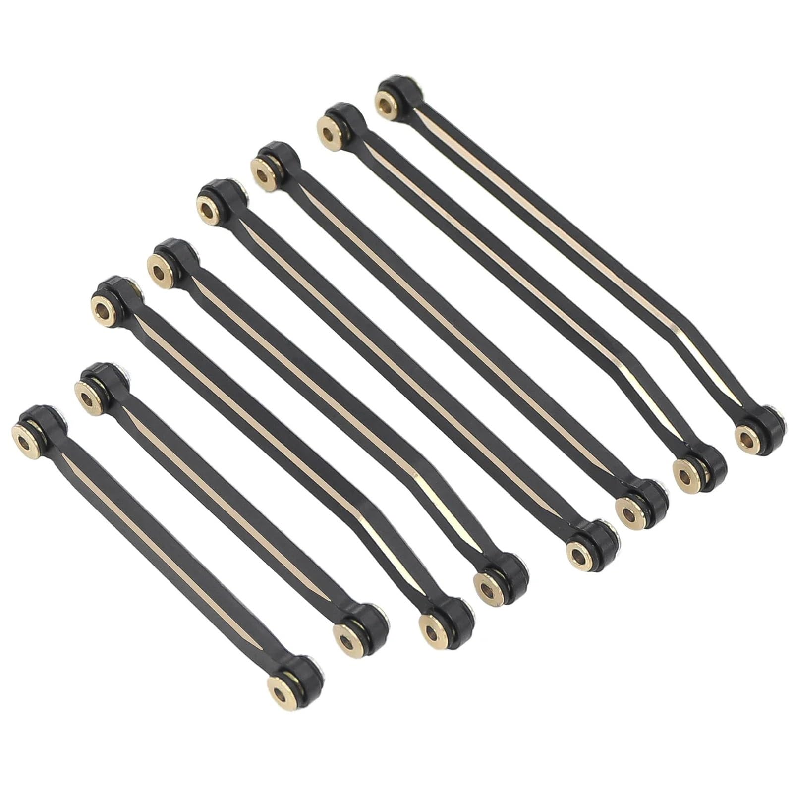 Per Redcat Ascent18 Per Ascent-18 1/18 RC Auto Parti Aggiornamento Nero Rivestito In Ottone Collegamento Corpo Collegamenti Asta Sterzo Set Rc Decora Accessori