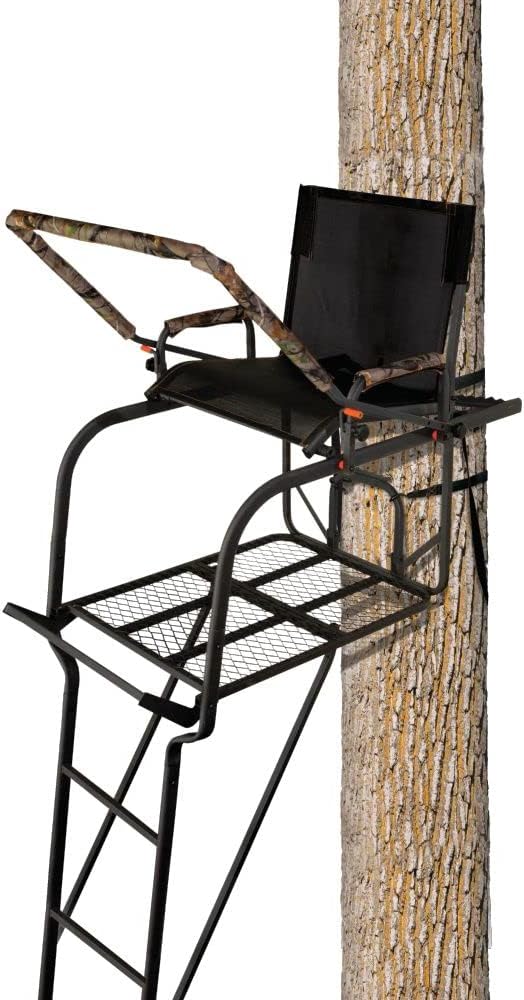 BigGa Treestands Hunter HD 1.5 Ladder Stand, Deer Hunting