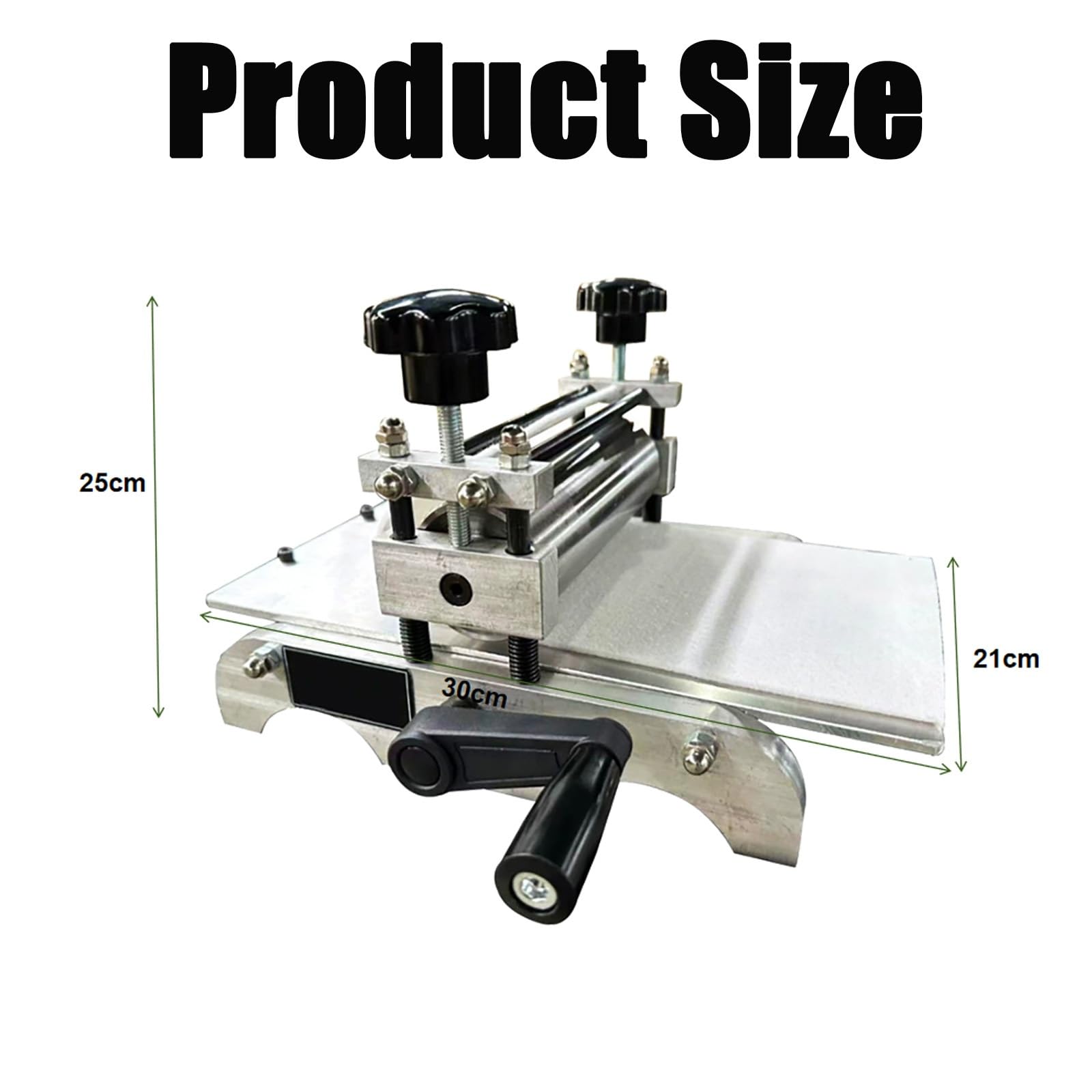 Máquina de grabado manual, máquina de impresión de prensa plana con altura de rodillo ajustable, prensa de grabado laminadora manual, ideal para huecograbado, relieve