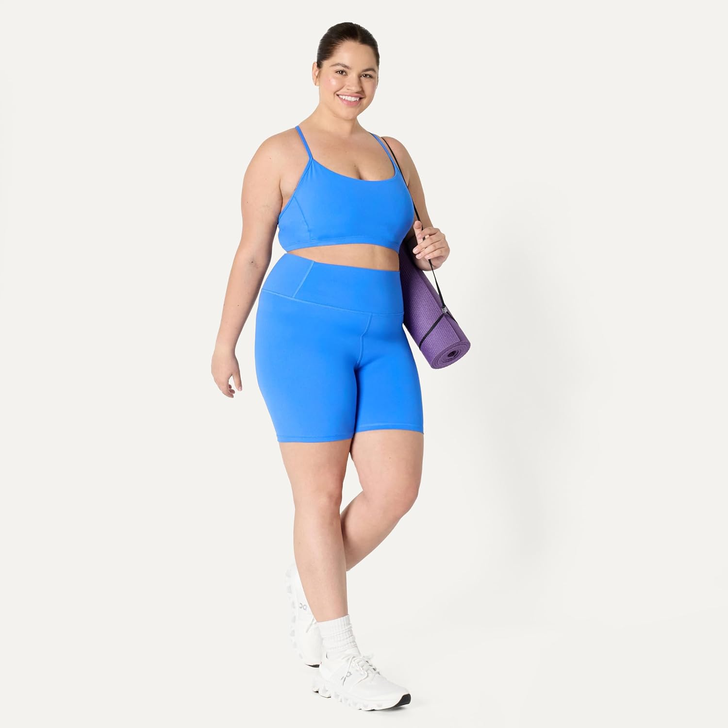 Amazon Essentials Women's Active FormFlex Buttery Soft High Waist Yoga Biker Shorts - Image 7