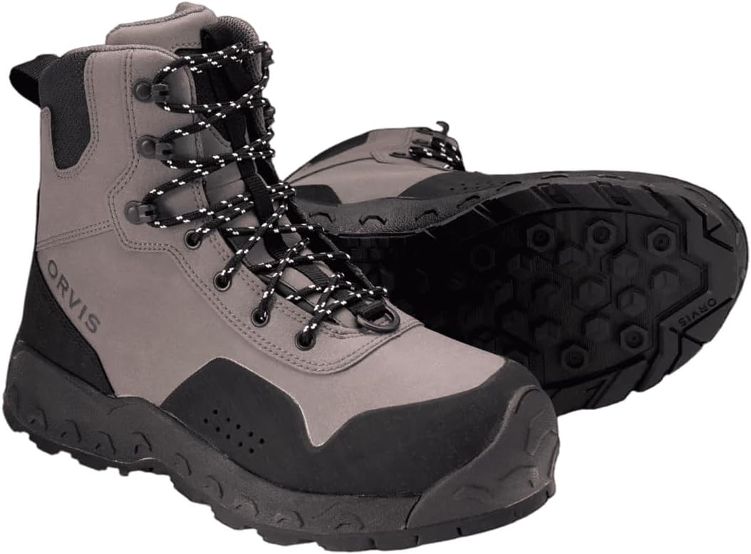 Orvis Clearwater Wading Boots - Rubber Sole, Women's Fit, Durable Synthetic Leather, Scratch Toe, EVA Foam Comfort