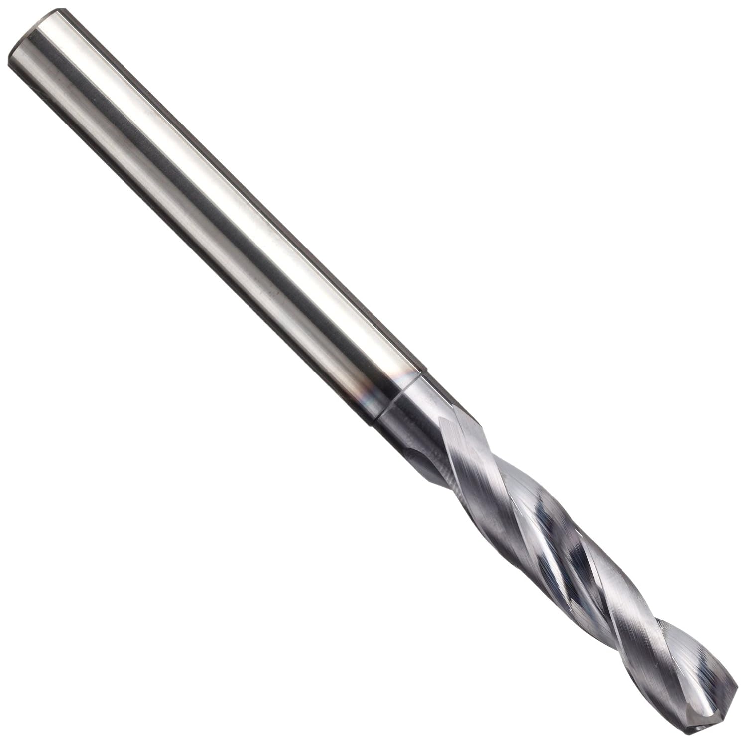 YG-1 DH463 Carbide Dream Short Length Drill Bit, TiAlN Finish, Straight Shank, Slow Spiral, 140 Degree, 27/64" Diameter x 4-9/16" Length (Pack of 1)