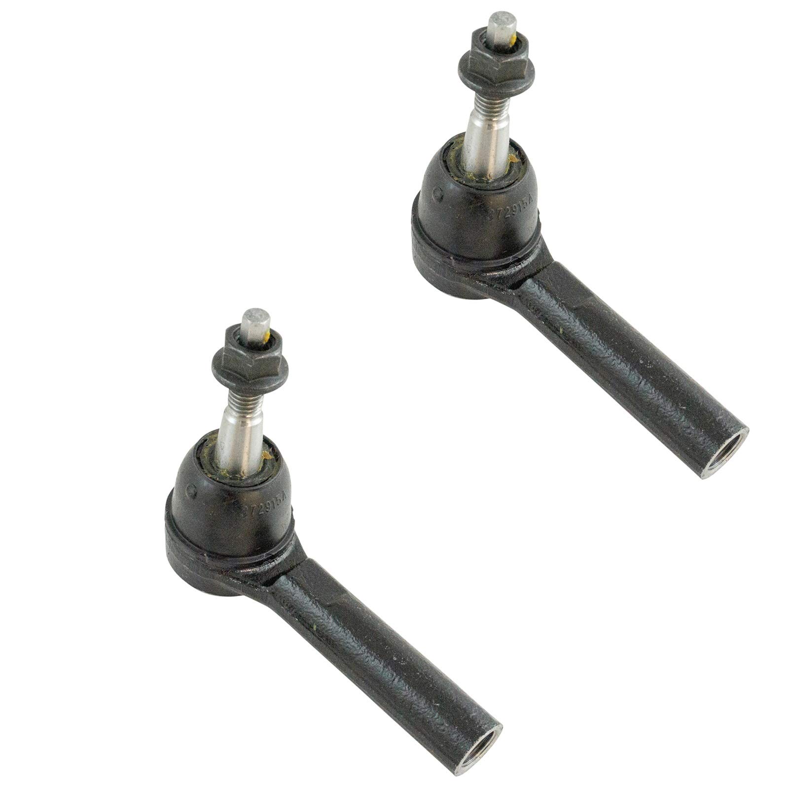 TRQ Front Outer Tie Rod Set Compatible with 2011-2016 Buick LaCrosse 2012-2017 Regal Verano 2011-2015 Chevrolet Cruze 2016 Cruze Limited 2014-2019 Impala 2013-2015 Malibu Malibu Limited Volt