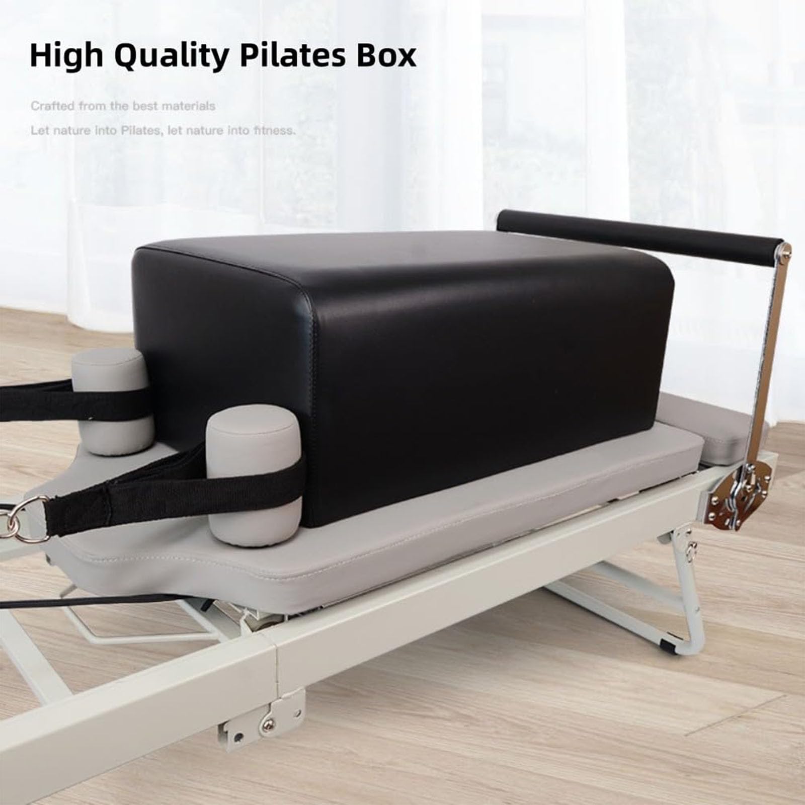 Máquina reformadora de pilates plegable para uso doméstico, equipo de entrenamiento de fuerza para principiantes e intermedios
