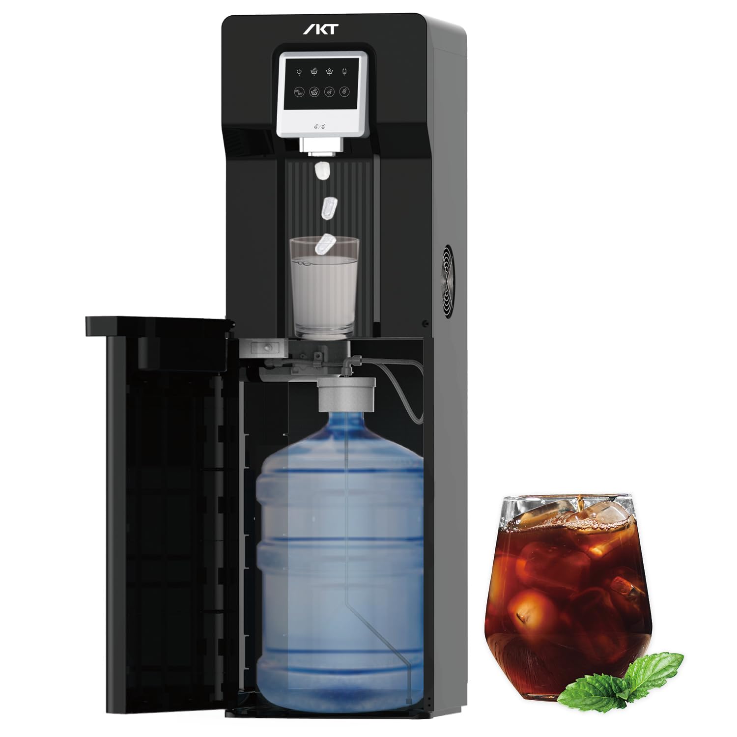Photo 1 of IKT Bottom Loading Water Dispenser Cooler with Ice Maker 27lbs Daily Capability Without HOT Water
