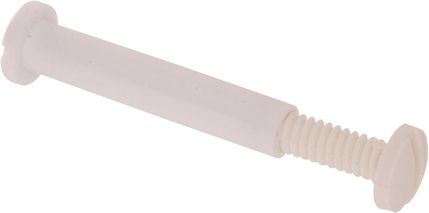Hillman 4269 1-1/4 in. Nylon Binding Post with Screws White Nylon (15-Pack)