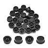 Fielect 25pcs Tactile Push Button Switch Caps 13.5x7.5mm for Height 5.87 88.5mm Micro Tactile Switch Black