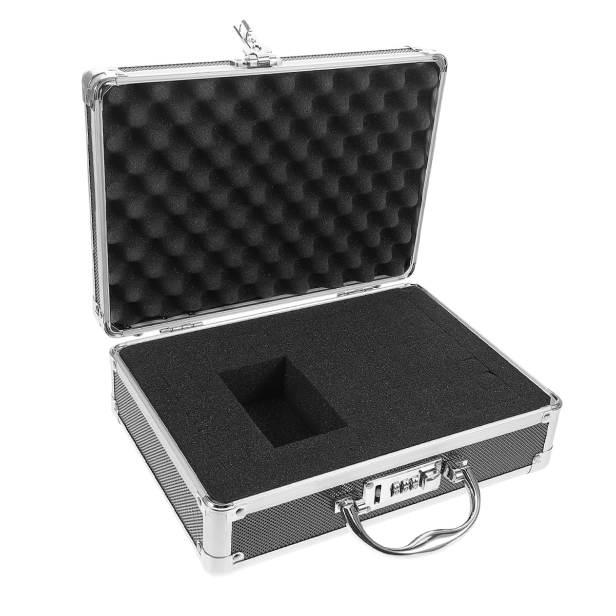 Cassetta Porta Attrezzi in Lega Di Alluminio Con Maniglia Organizzatore Di Attrezzi Portatile Per Casa Ufficio e Viaggi Scatola Per Organizzazione Degli Utensili