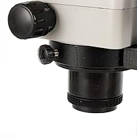 Vista 5 de Microscopio multidireccional con incrustaciones de espejo con soporte de resorte, microscopio de ajuste Herramienta de joyería de 3.031 in Zoom