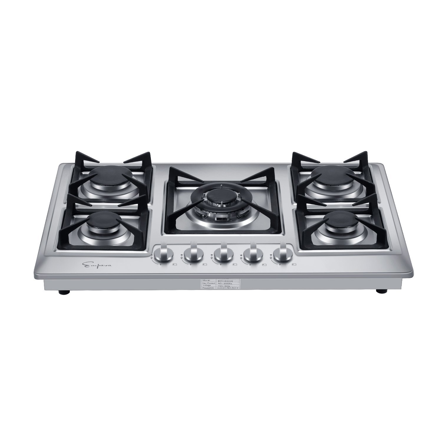 Empava 24 in. Gas Stove Cooktop with 4 Sealed BurnersHeavy Duty