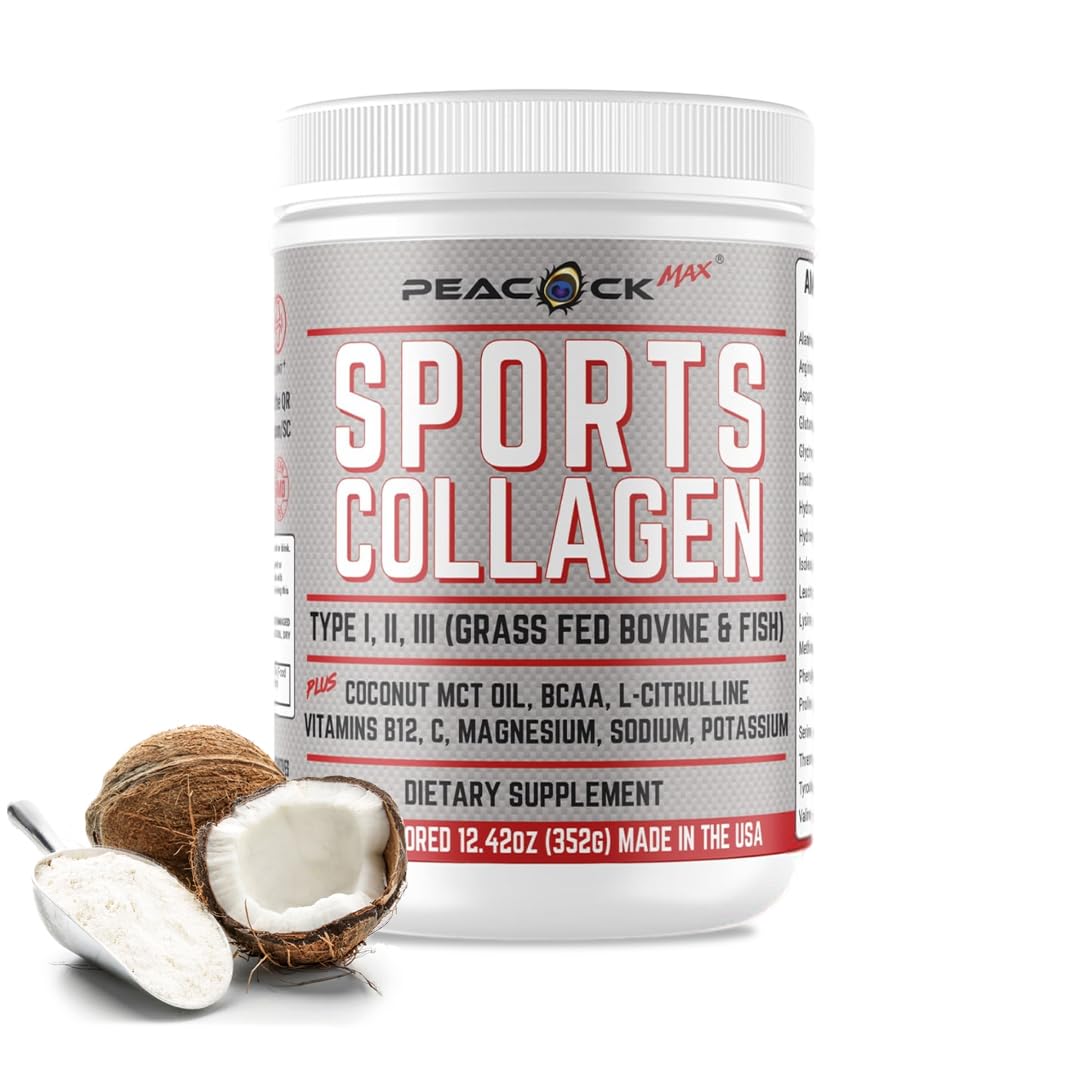 Peacock Max Sports Collagen Electrolytes Powder