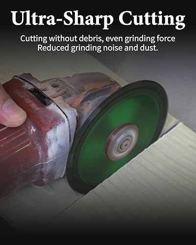 Miniatura 5 de ZORUNNA Paquete de 3 discos indestructibles de 4 pulgadas para amoladora, disco indestructible para amoladora angular de 78 pulgadas, discos de