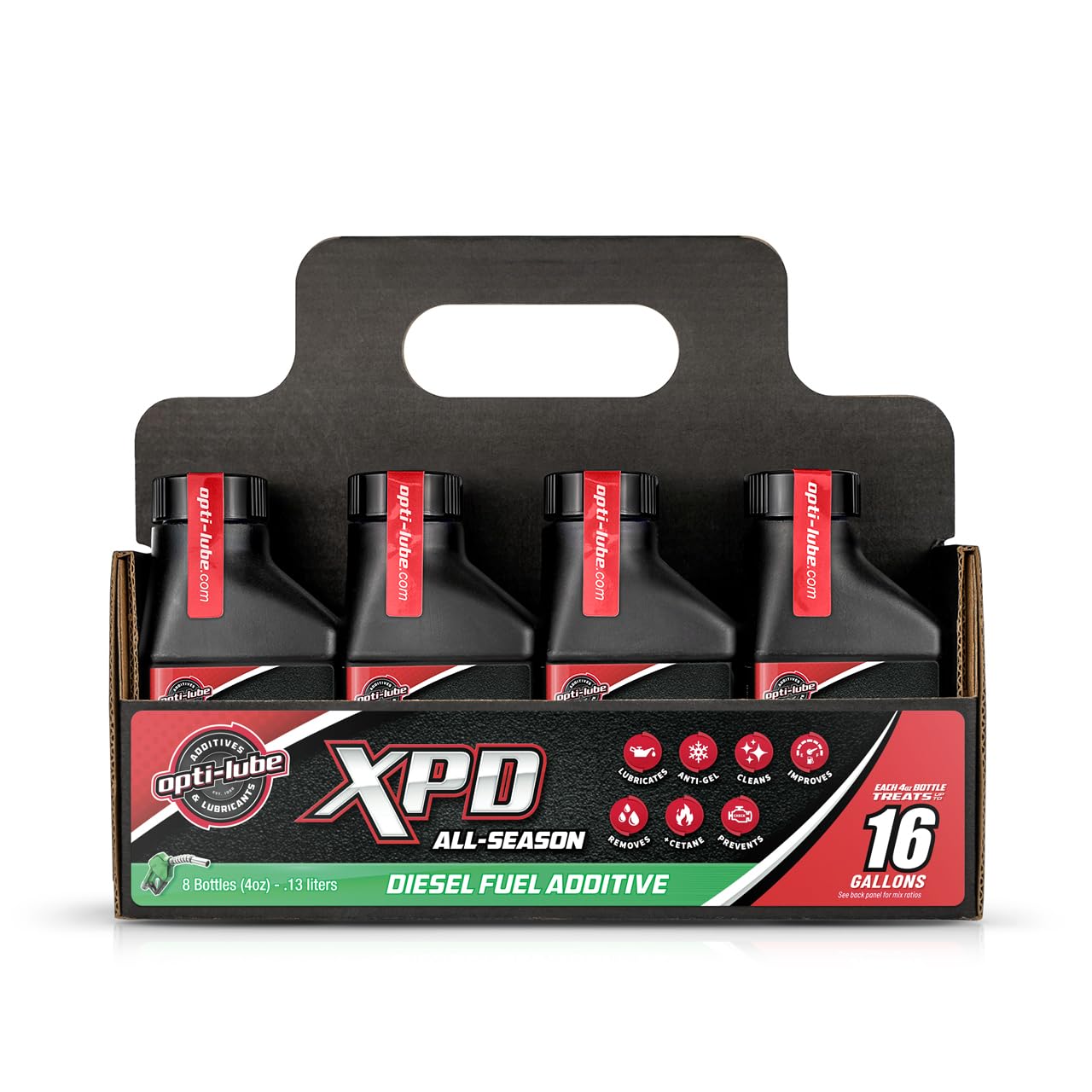 Opti-Lube XPD All-Season Diesel Fuel Additive - 4oz Bottles (8 Pack)
